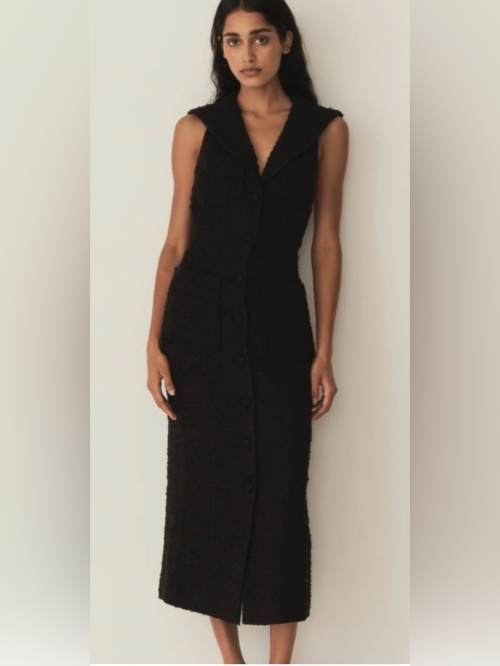 DÔEN Alexandria dress in Black. Size M